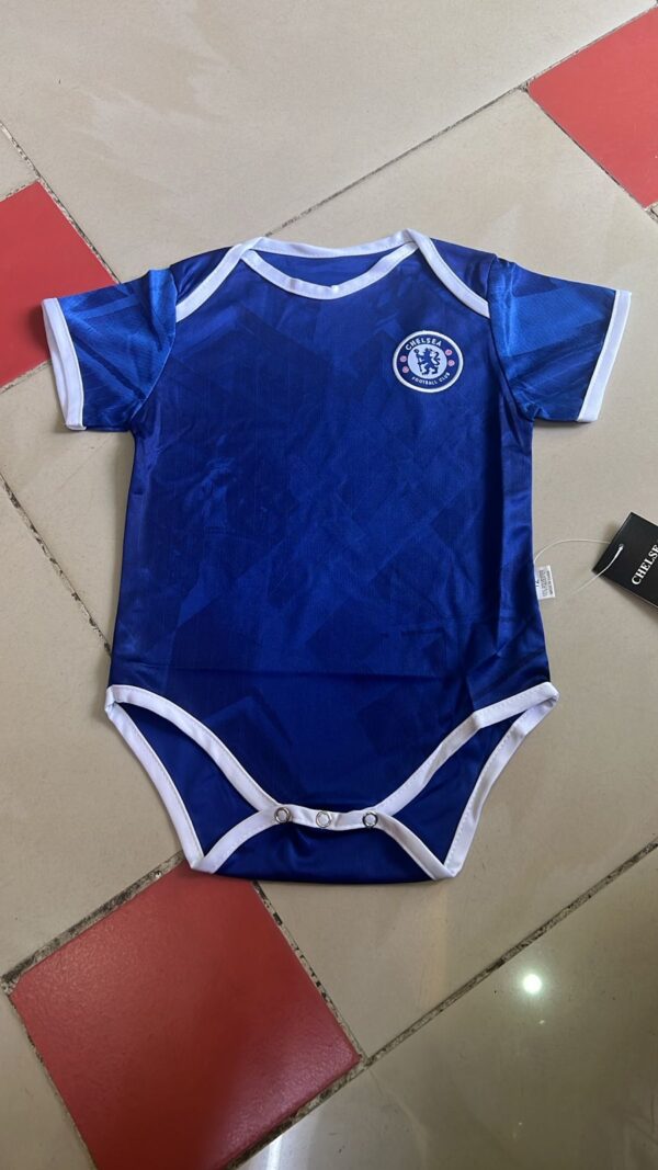 Chelsea 2025/26 Home Kit for Toddlers – Mini Jersey, Shorts & Socks Set