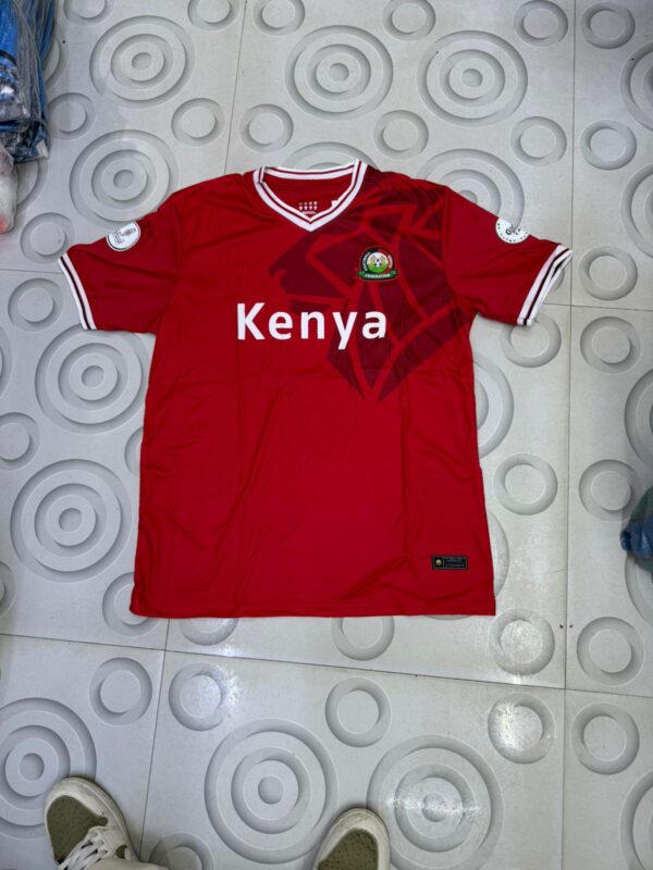 Kenya National Football Team Red Kit – Home Jersey and Away Jersey