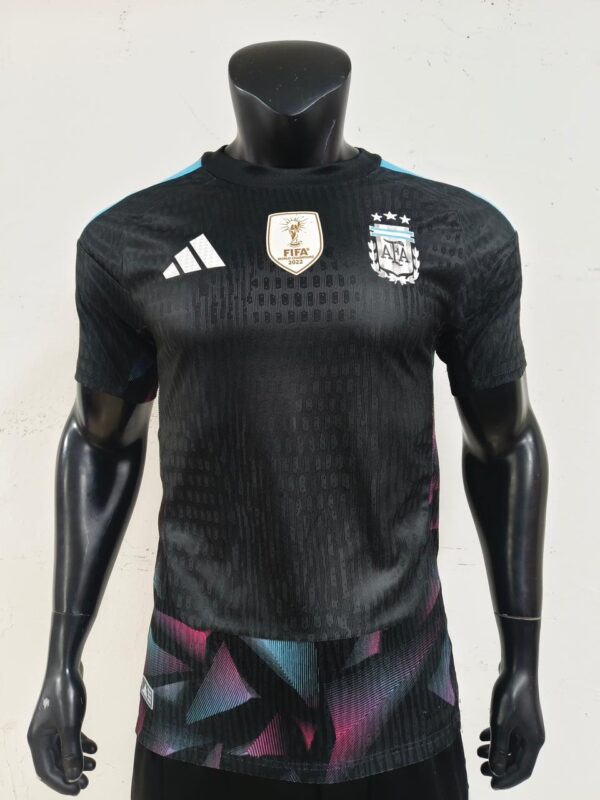 Men's Argentina National Team Adidas Black FIFA x World Cup 2026 Goalkeeper Replica Jersey