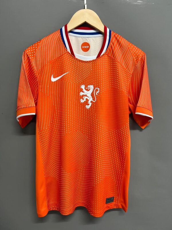Netherlands 2025 Stadium Home Women's Nike Dri-FIT Soccer Replica Jersey