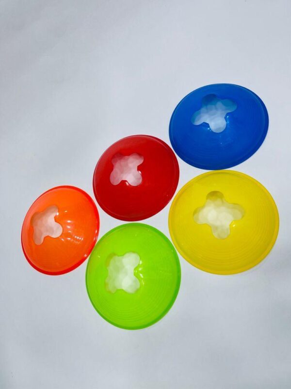 2-Inch Mini Agility Training Cones (Set of 50) - Multi-Sport Field Markers